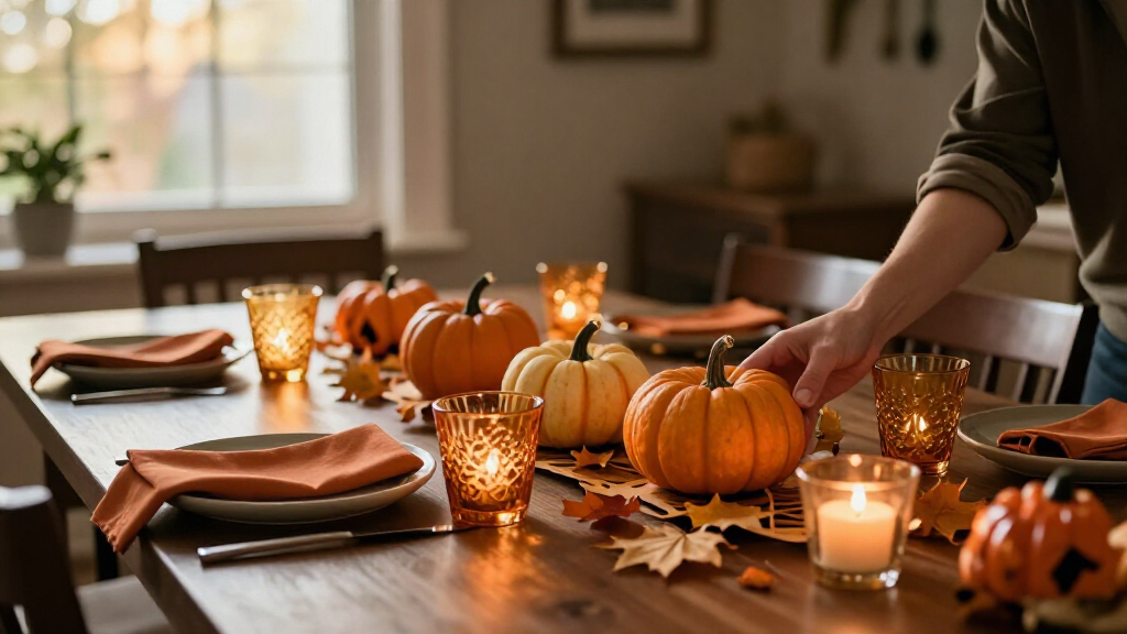 Halloween table decorations
