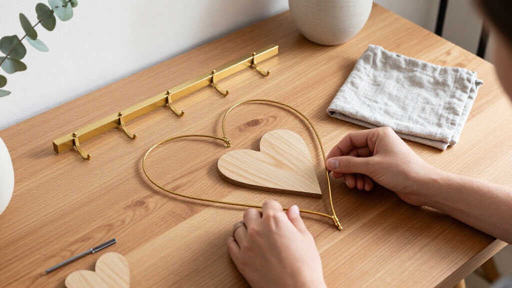decorative heart-shaped wall art