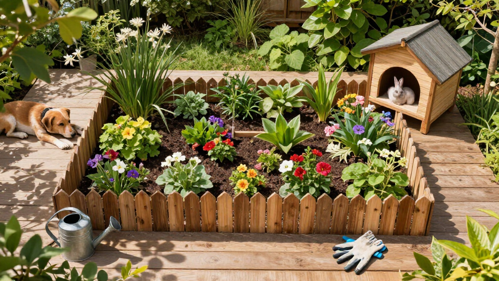 no dig garden fence kit for dogs and rabbits