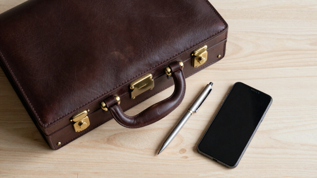 premium leather briefcases