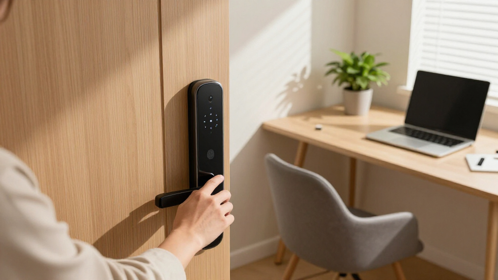 biometric door lock for home office