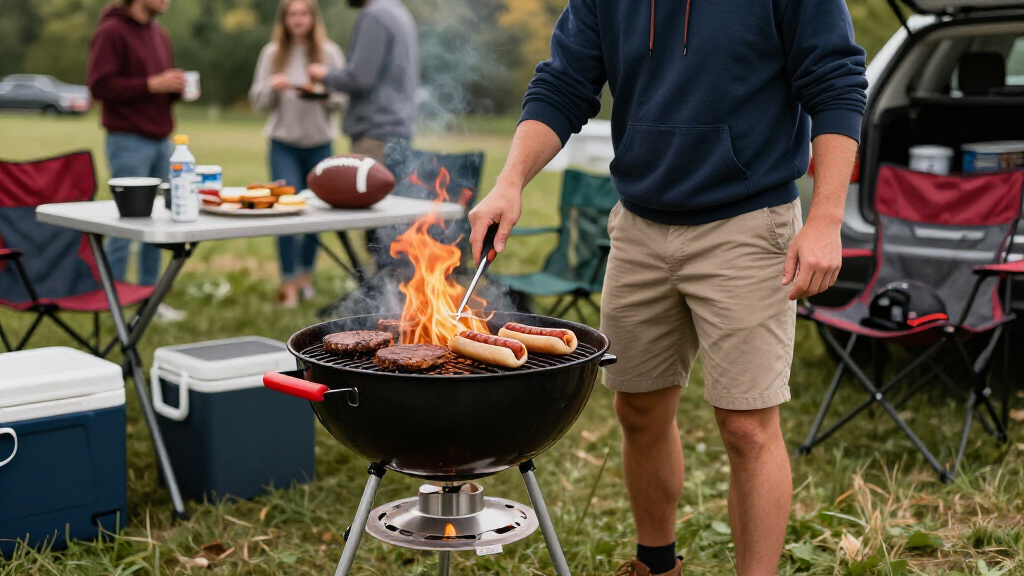 NFL tailgating portable grills