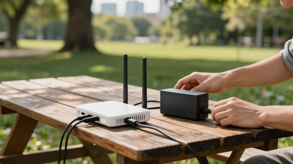 battery backup for wifi router and modem