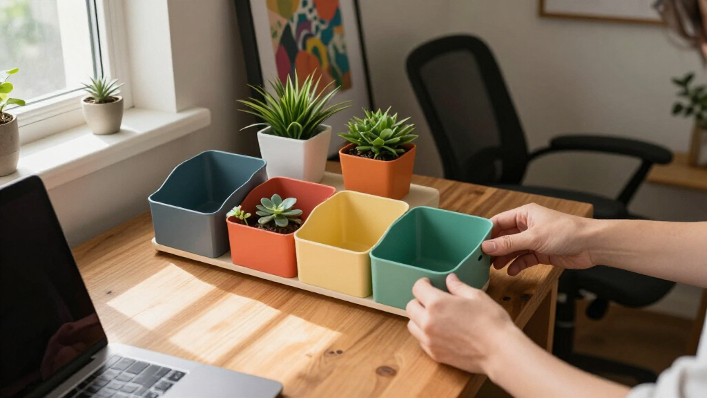 study desk organization ideas