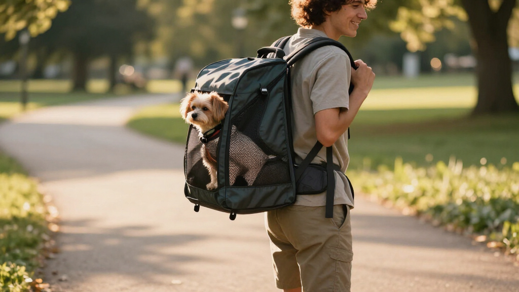 best wheeled dog travel backpack