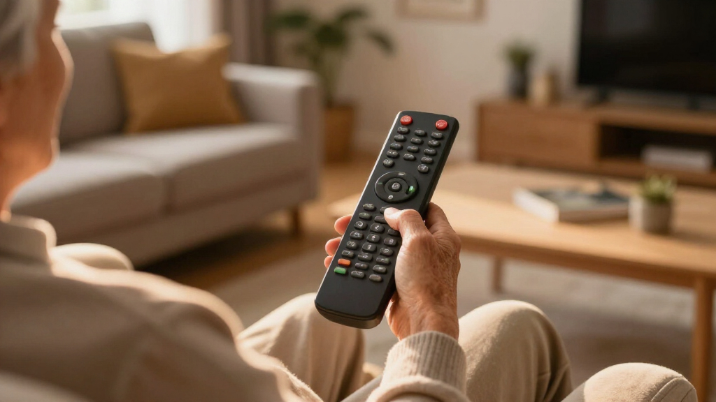 large button remote controls for seniors