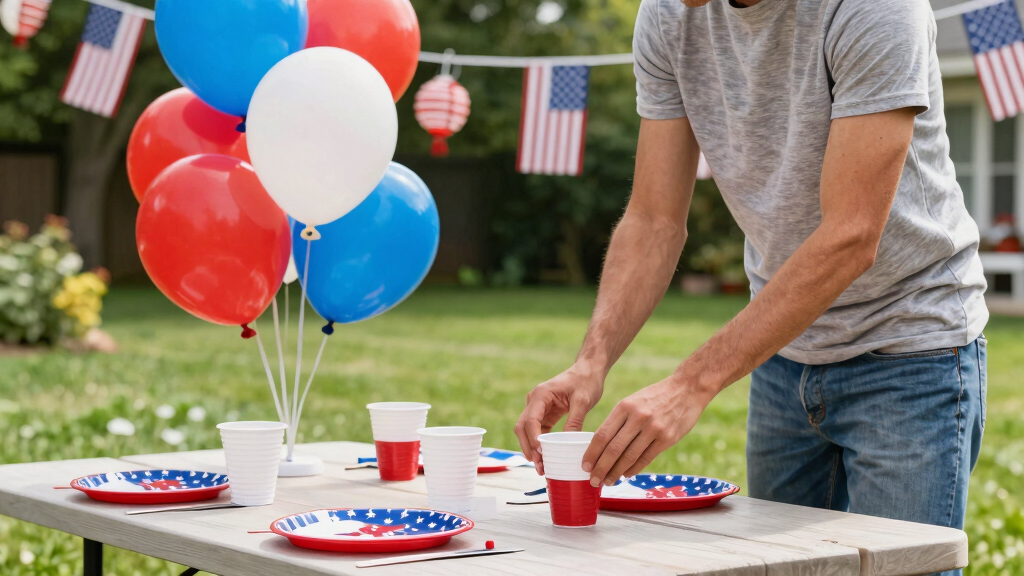 patriotic outdoor party supplies