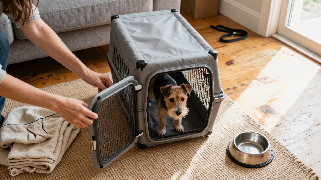 portable dog crate small