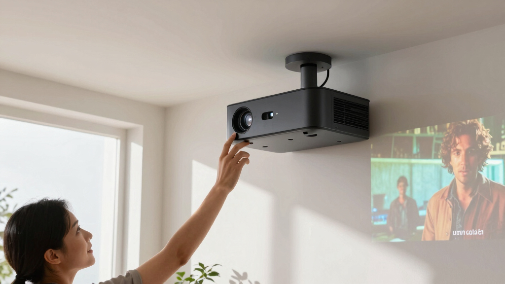 ultra short throw projector