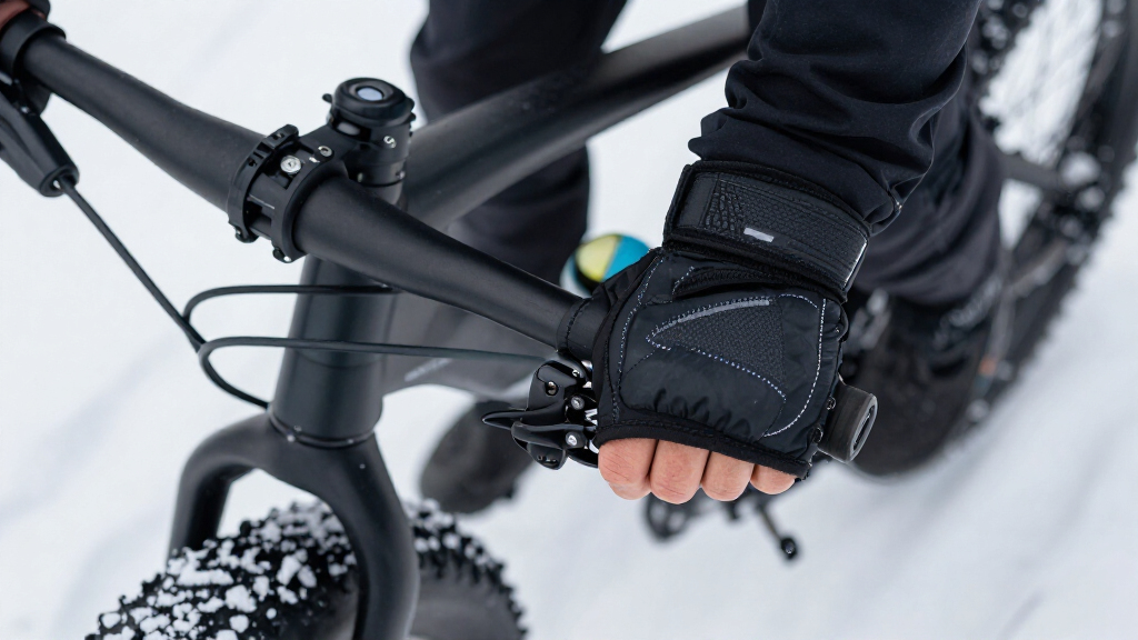 insulated handlebar mitts for fat biking
