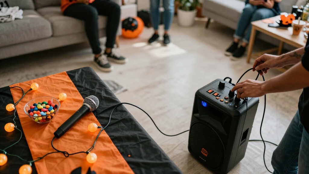portable PA systems for Halloween parties