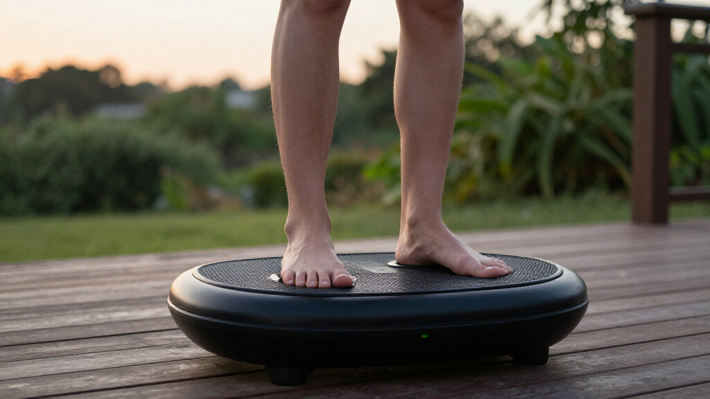 luxury vibration plate exercise machine