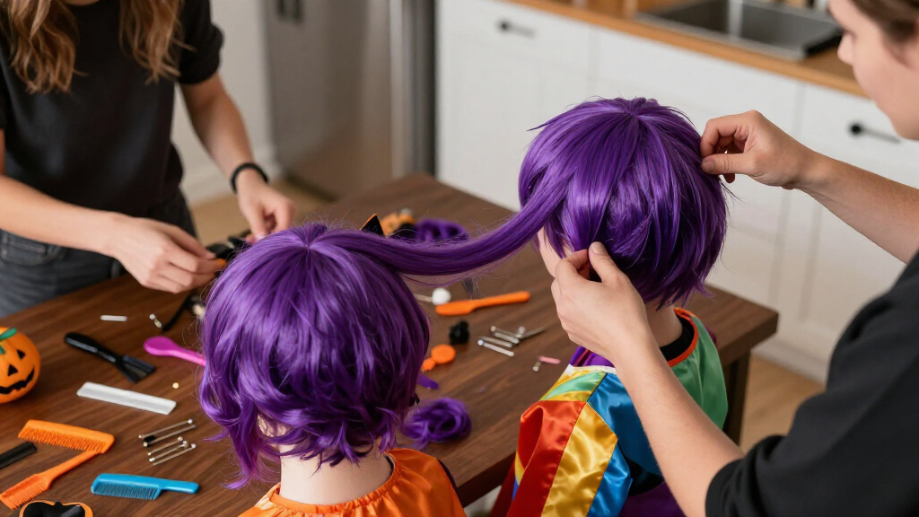 Halloween costume wigs