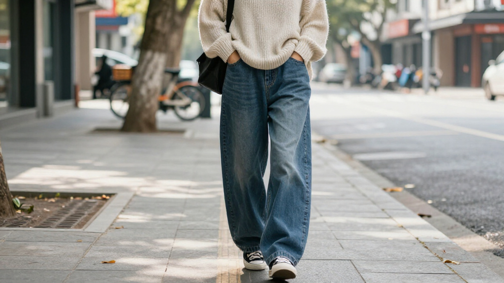 best baggy wide-leg jeans