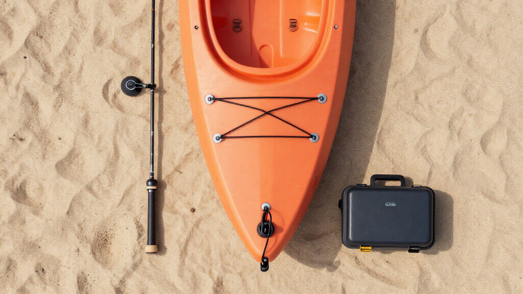 kayak with rod holders