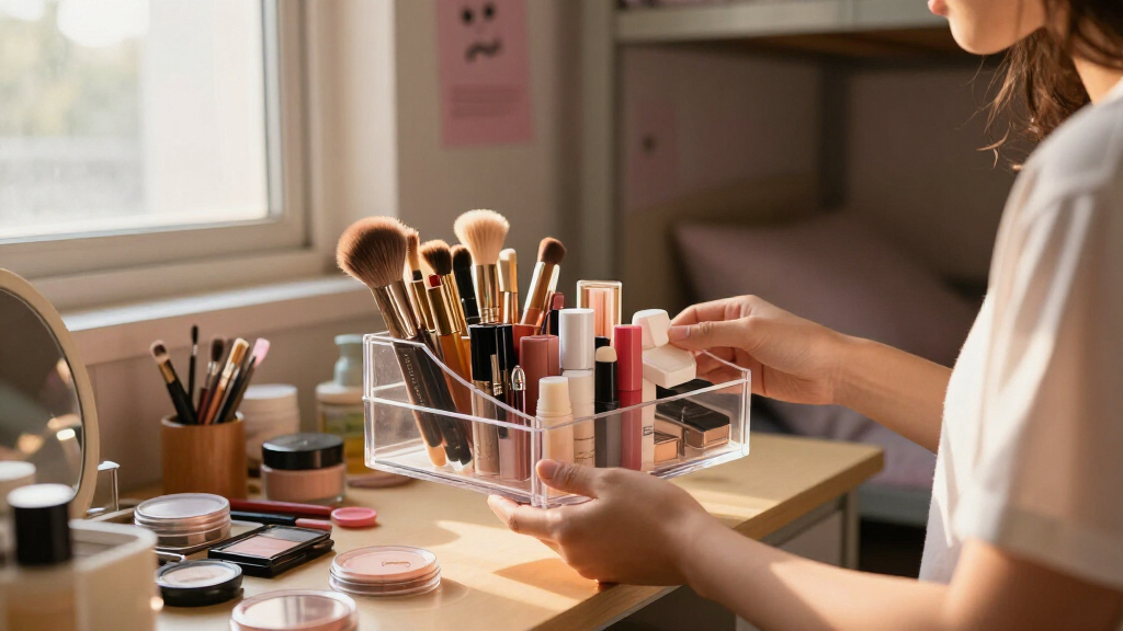 makeup organizers for dorm rooms