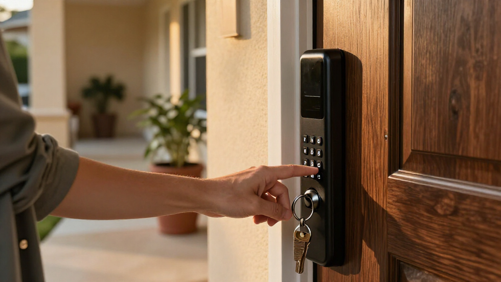 home security system keypad locks