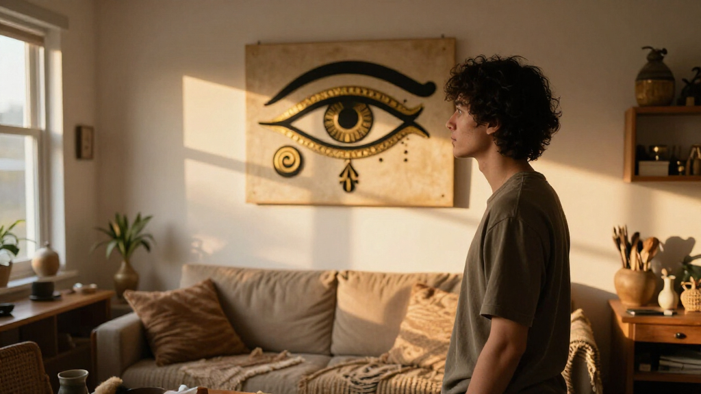eye of horus wall art