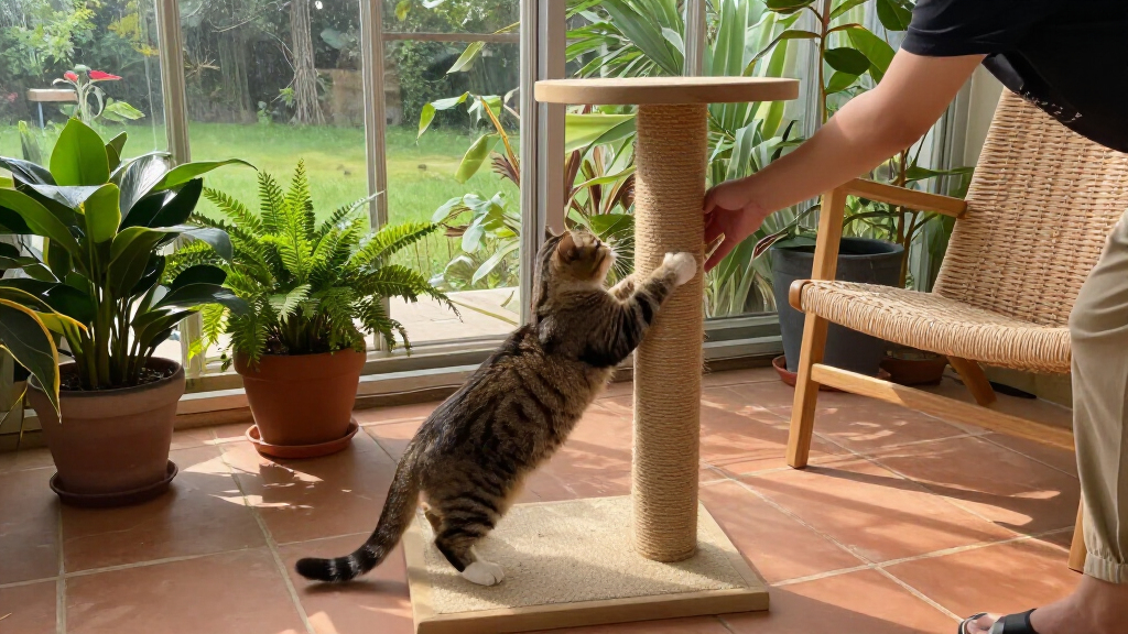 premium luxury cat scratching posts