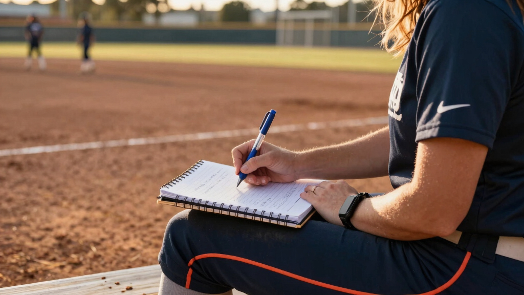 softball stat tracker notebooks