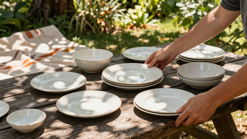 porcelain dinnerware set premium
