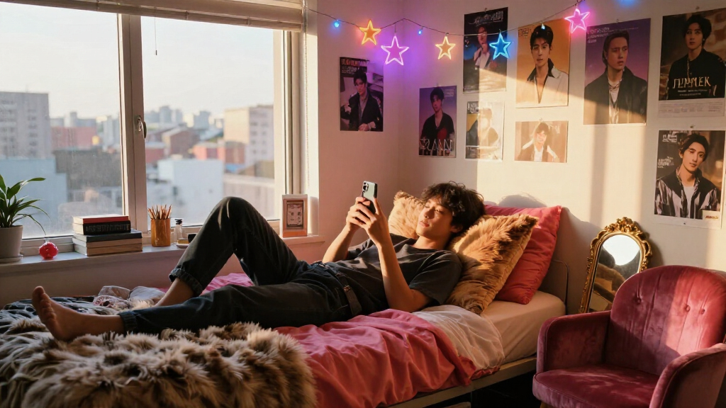 celebrity-inspired dorm room decor