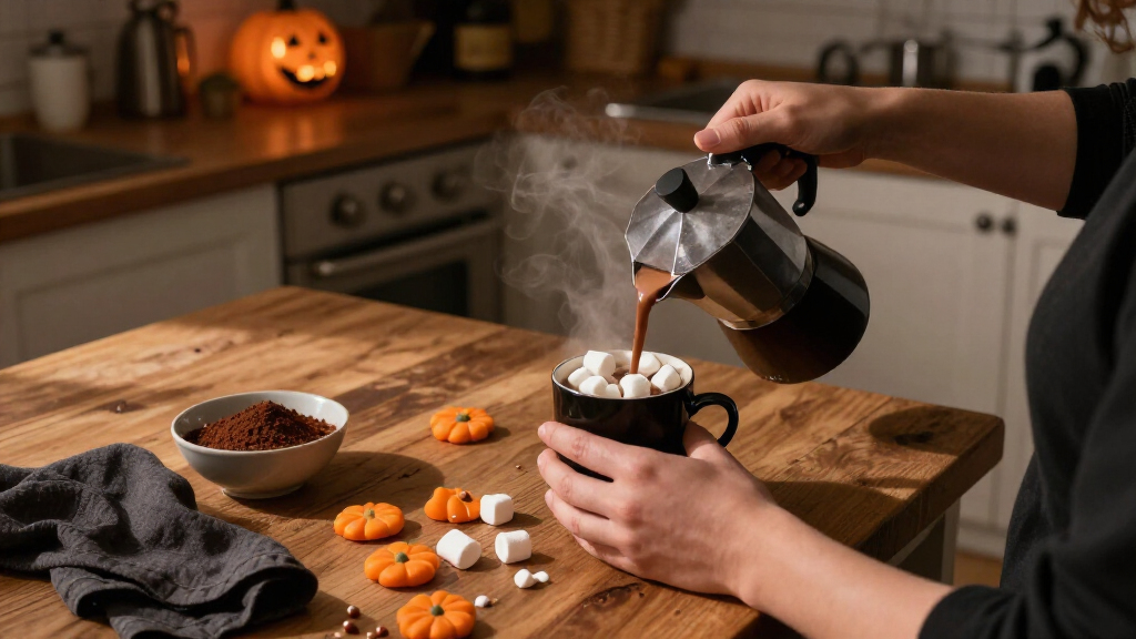 Halloween hot chocolate makers