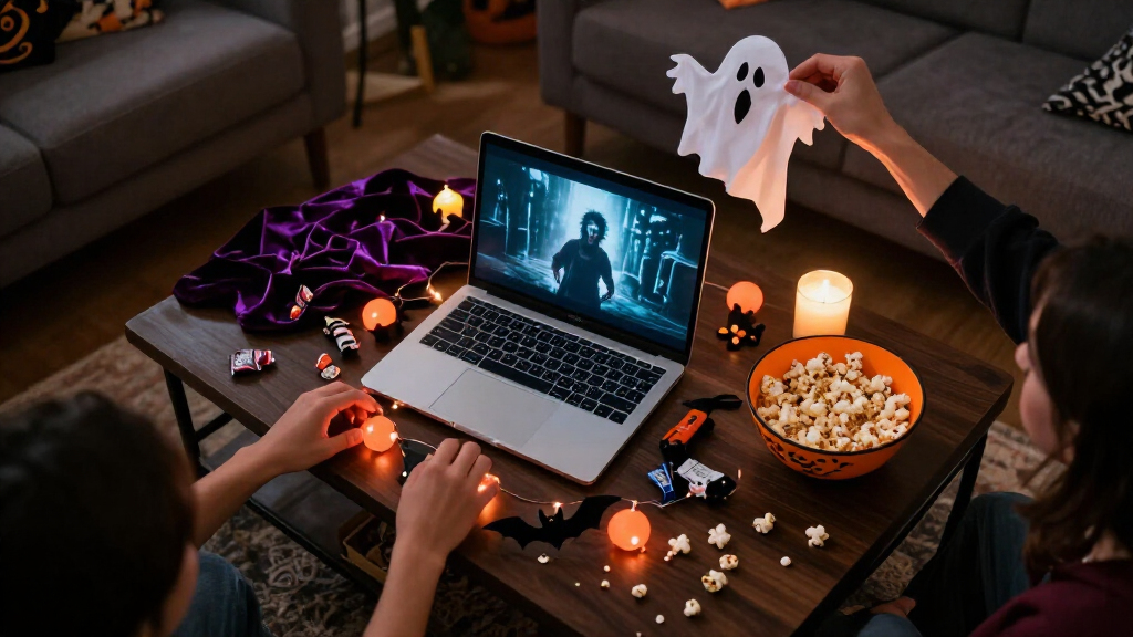 Halloween movie party decorations