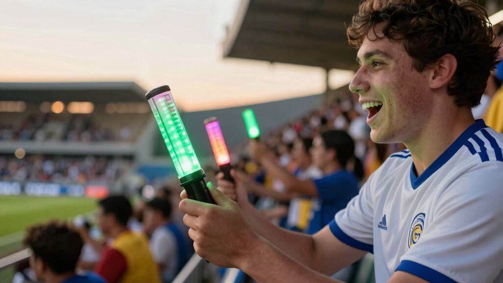 soccer fan LED light displays