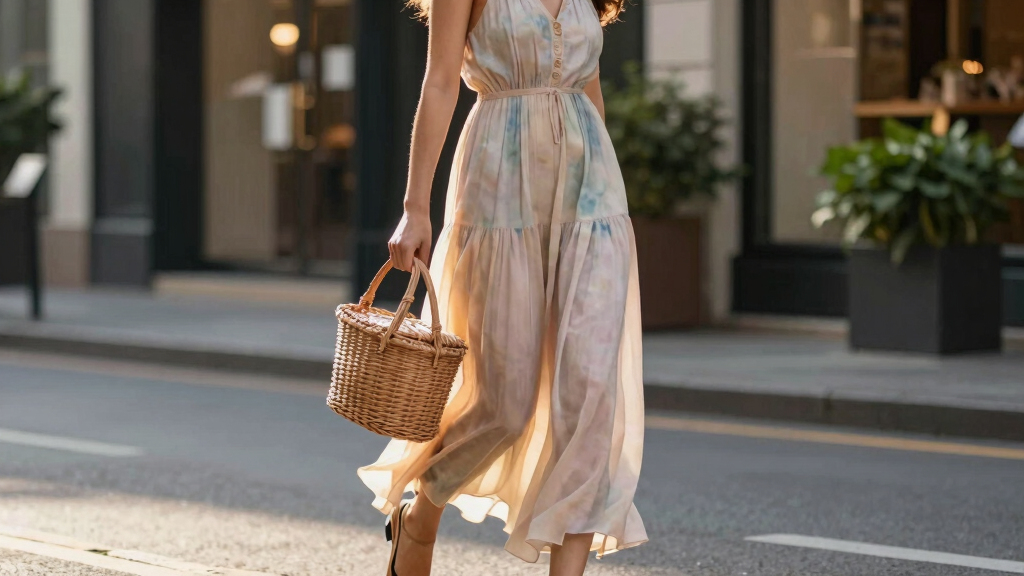 best maxi dresses and basket bags