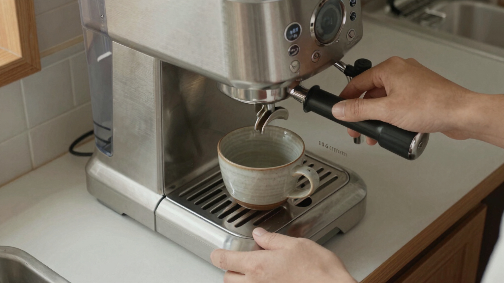 best 58mm espresso machine with low profile cup warming tray
