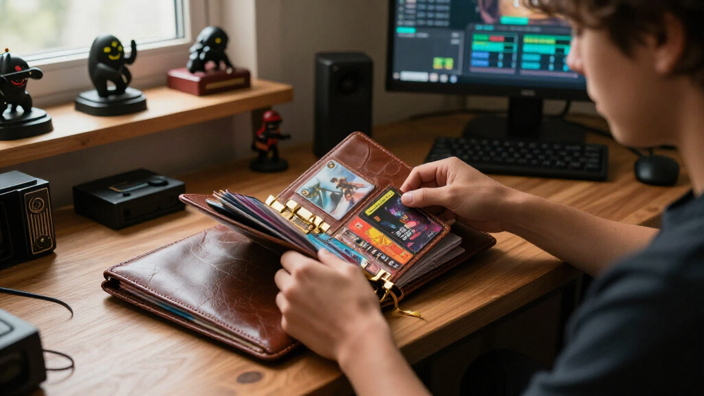 gaming card storage binders