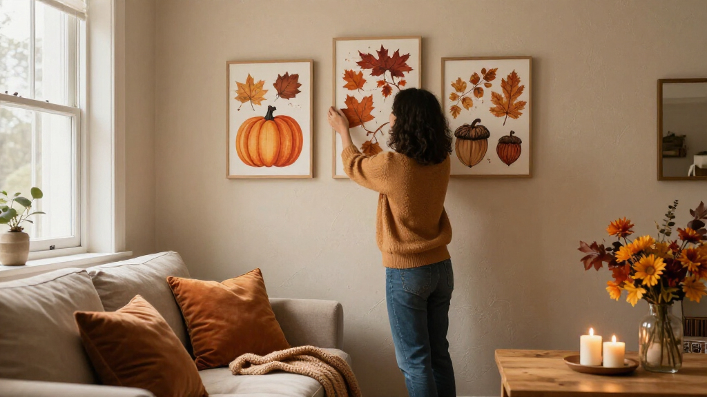 fall-inspired wall art decor