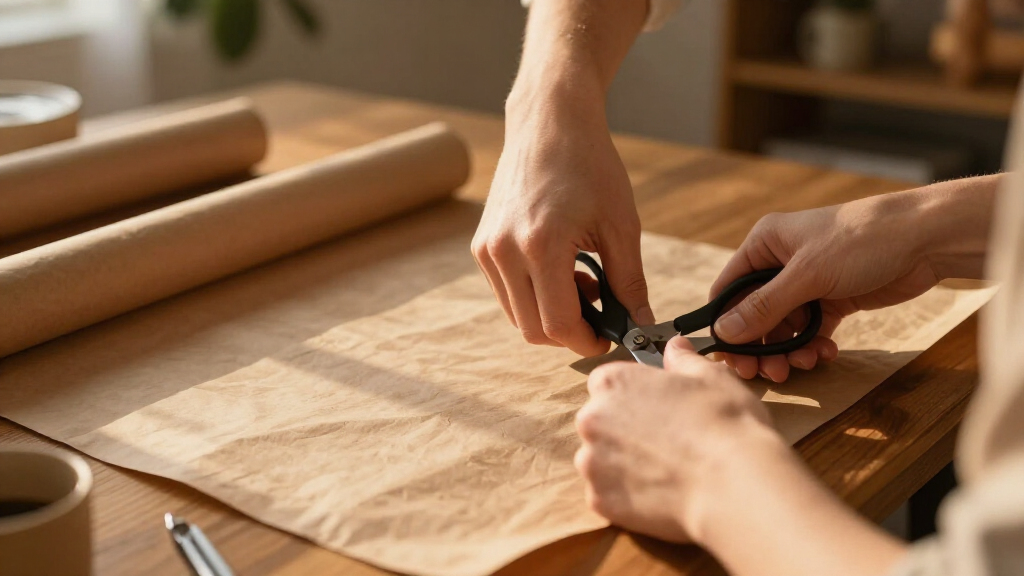 kraft gift wrap