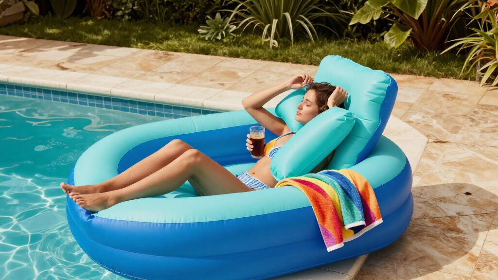 inflatable pool loungers