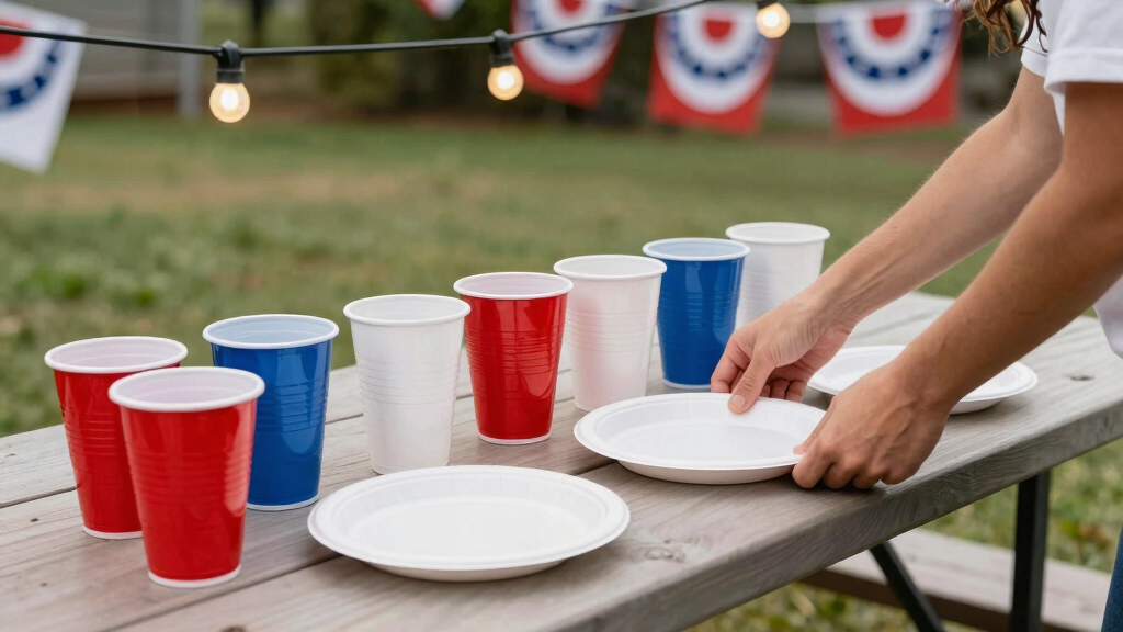 patriotic outdoor party supplies