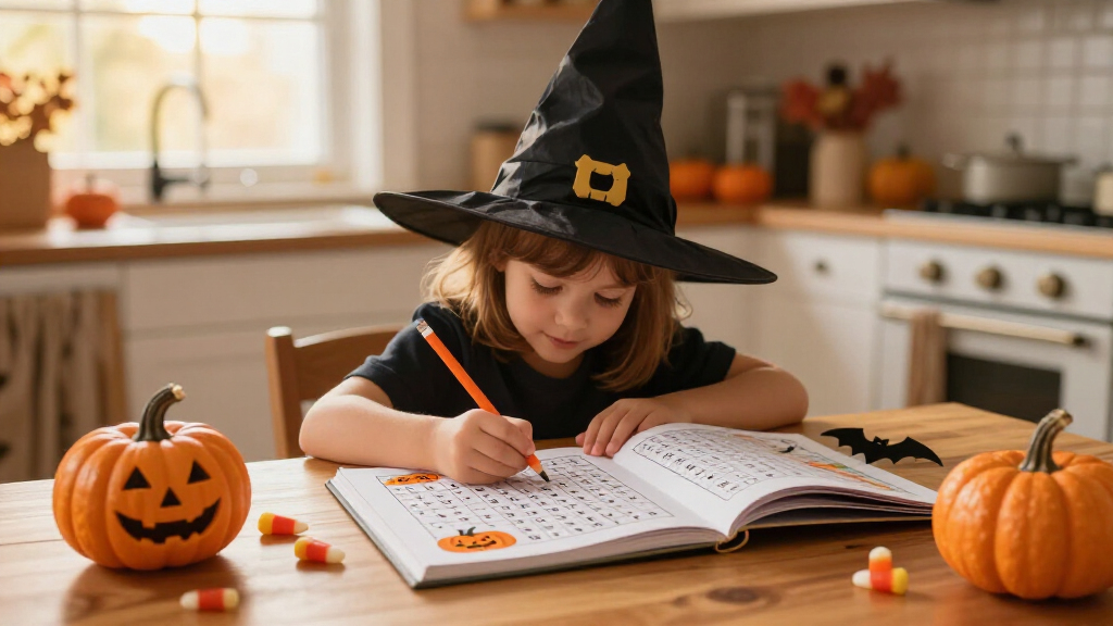 halloween word search puzzle books