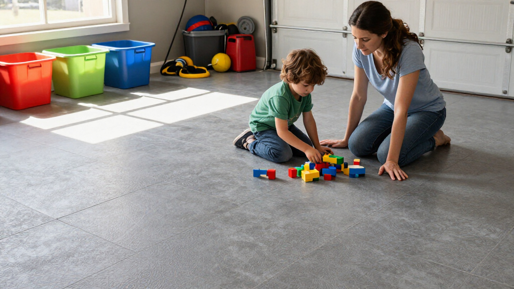 best garage flooring tiles heavy duty