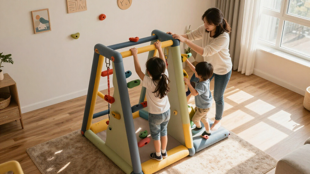 indoor climbing playsets