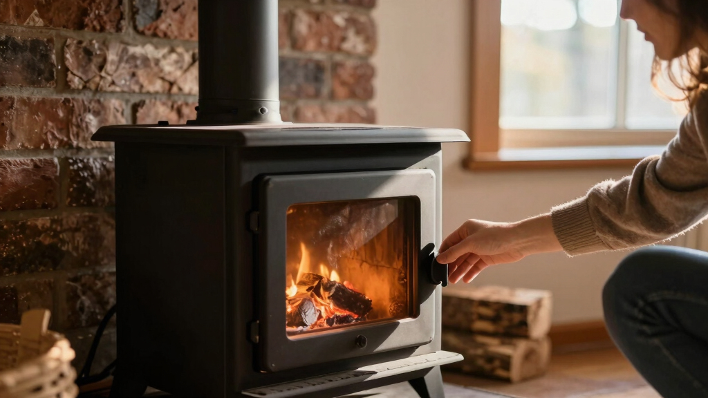 best small wood stove for 500 sq ft