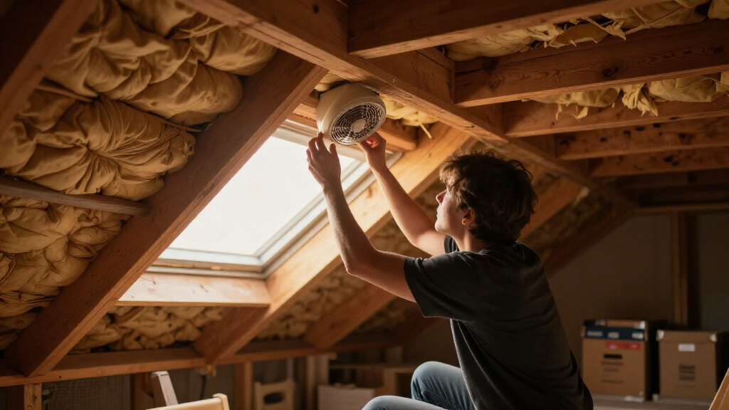 Bathroom, attic, and crawlspace ventilation fans