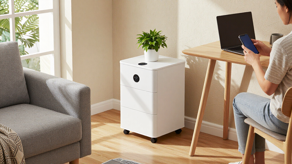 best mobile file cabinets with charging station