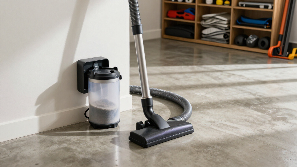 central vacuum for garages