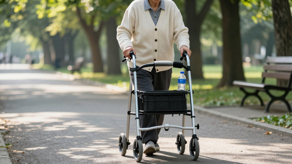 lightweight upright walkers with seats