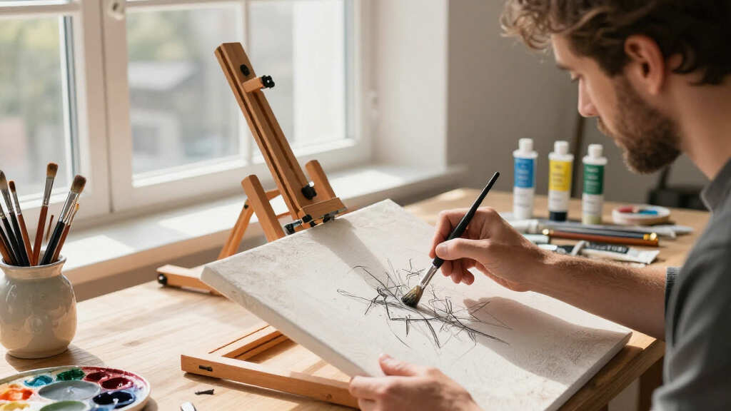 premium professional brush set for art studios