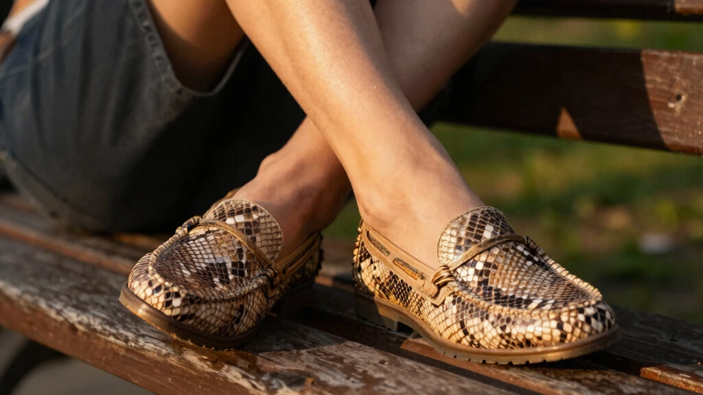 best snakeskin loafers