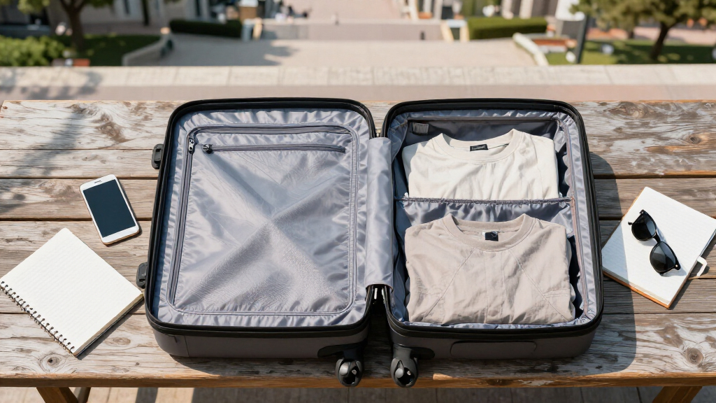 expandable luggage set for frequent flyers