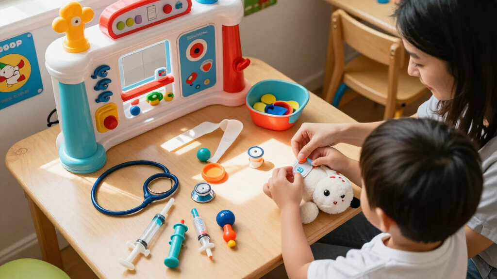play doctor station for preschoolers