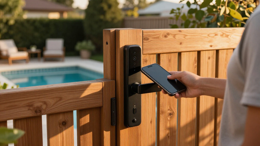 best smart door lock for backyard gate