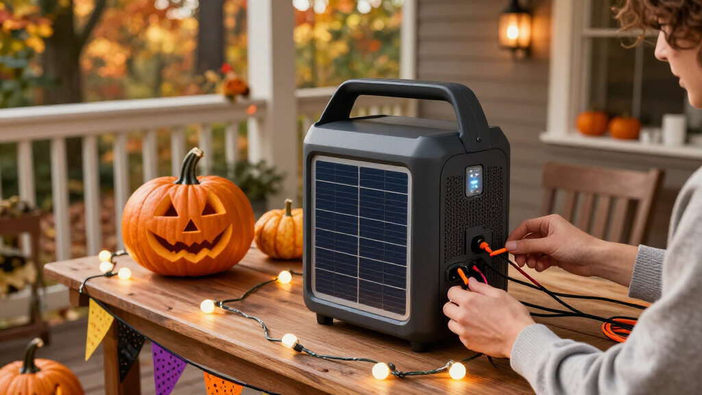 best solar generator for halloween displays